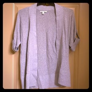 Banana Republic gray knit cardigan
